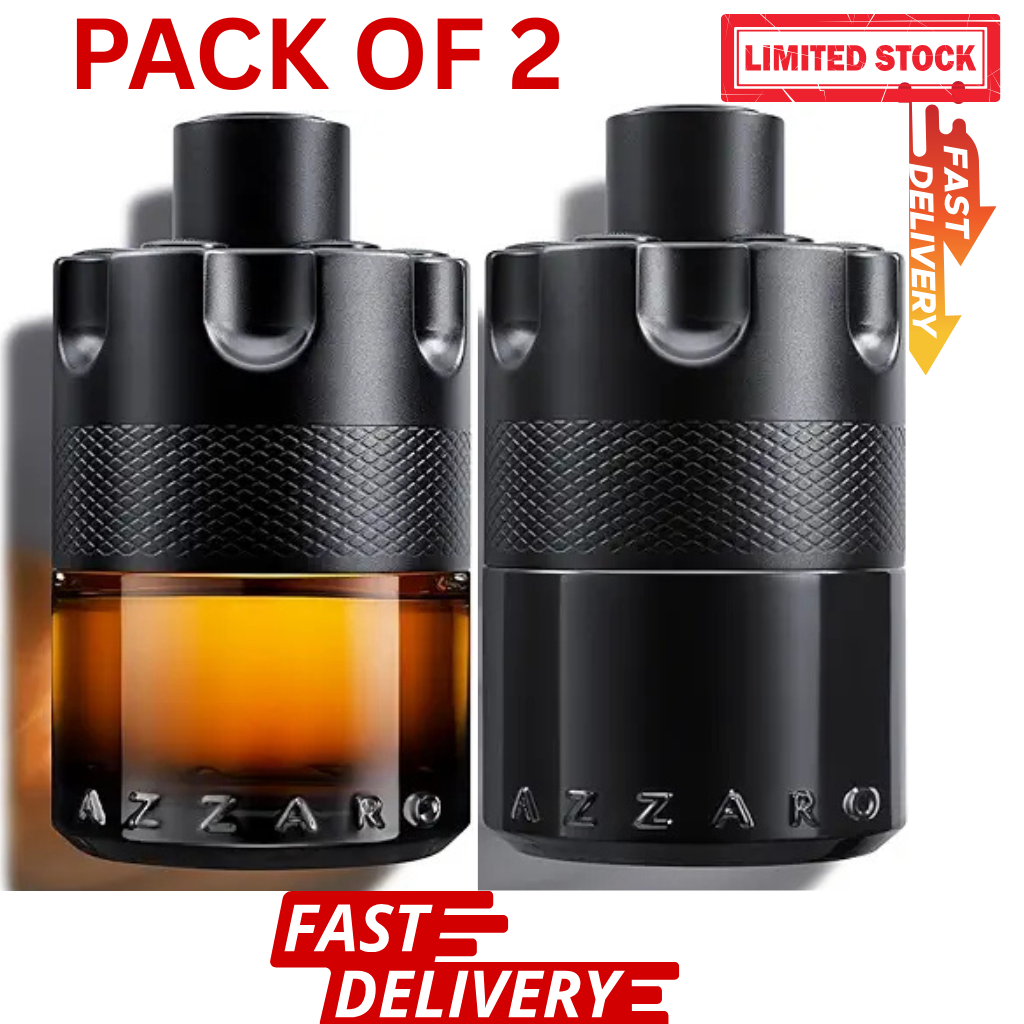AZZARO THE MOST WANTED 3.38OZ/100ML (PACK OF 2)